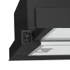 Gorenje TH60E3B gartraukis pusiau įmontuojamas (ištraukiamas) juodas 350 m³/h