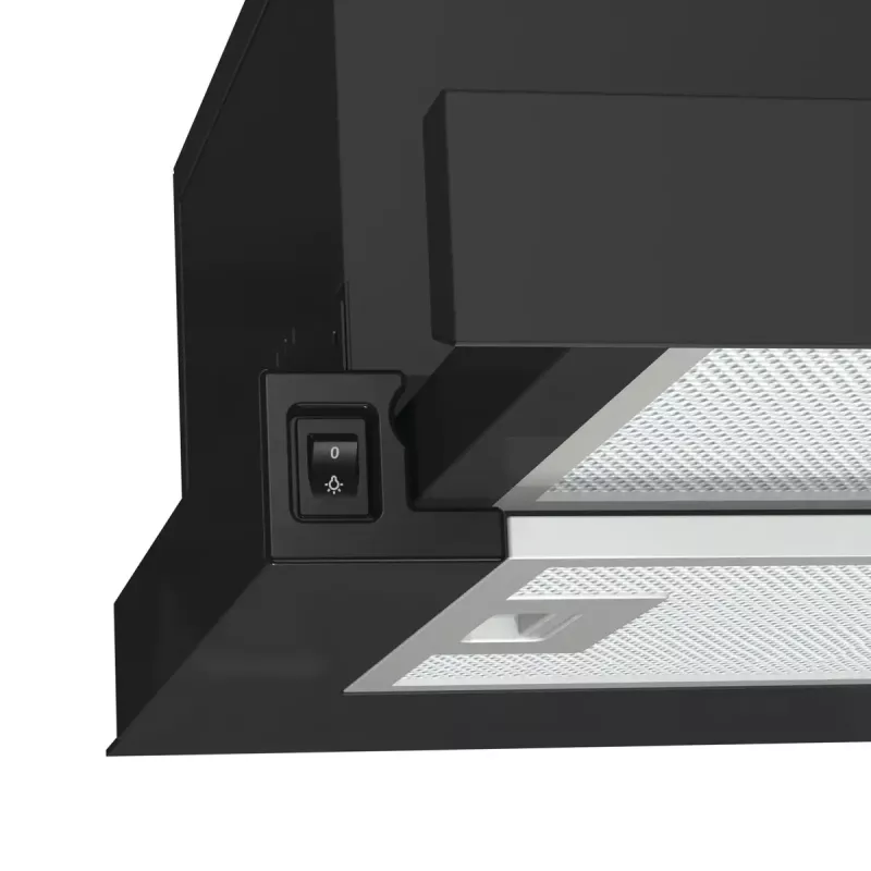 Gorenje TH60E3B gartraukis pusiau įmontuojamas (ištraukiamas) juodas 350 m³/h