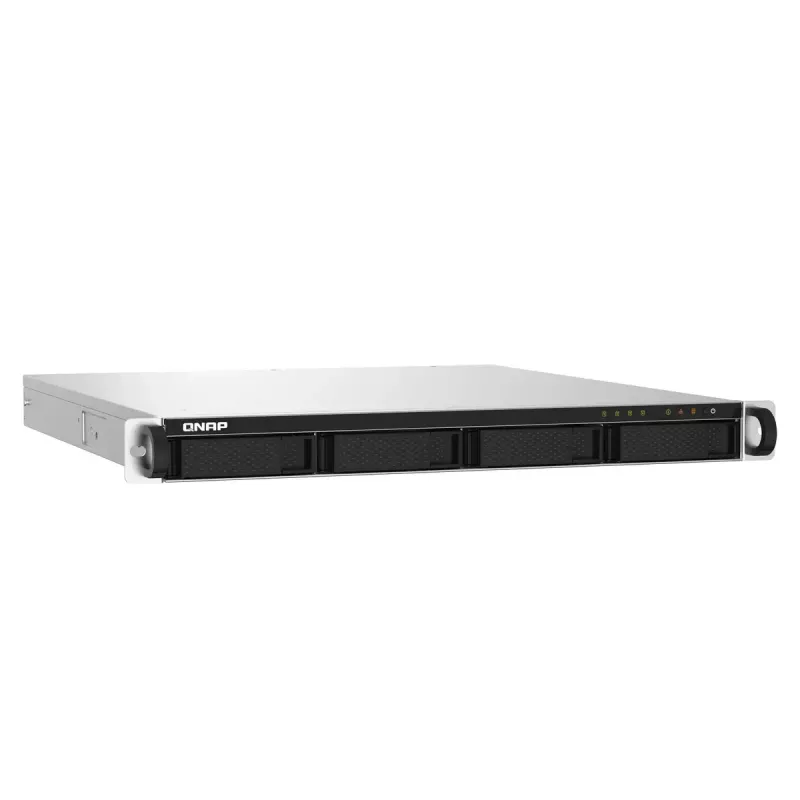 QNAP TS-432PXU NAS stelažinis (1U) Annapurna Labs Alpine AL-324 2 GB DDR4 0 TB QNAP Turbo System juodas
