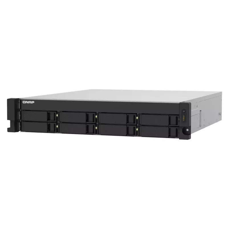 QNAP TS-832PXU-RP NAS Rack (2U) Annapurna Labs AL324 4 GB DDR4 0 TB QNAP Turbo System juoda