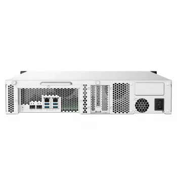QNAP TS-832PXU NAS stelažinis (2U) Annapurna Labs AL324 4 GB DDR4 0 TB QNAP Turbo System Aliuminis, Juoda