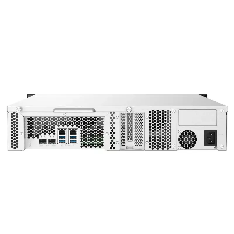 QNAP TS-832PXU NAS stelažinis (2U) Annapurna Labs AL324 4 GB DDR4 0 TB QNAP Turbo System Aliuminis, Juoda