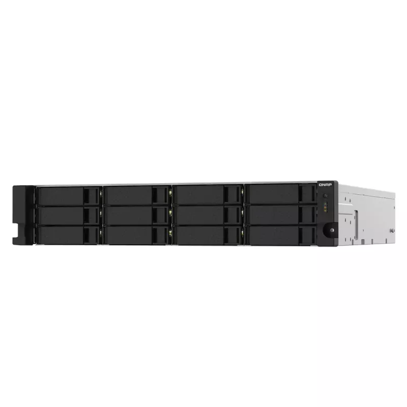QNAP TS-1232PXU-RP NAS stovas (2U) Annapurna Labs AL324 4 GB DDR4 0 TB QNAP QTS Juoda