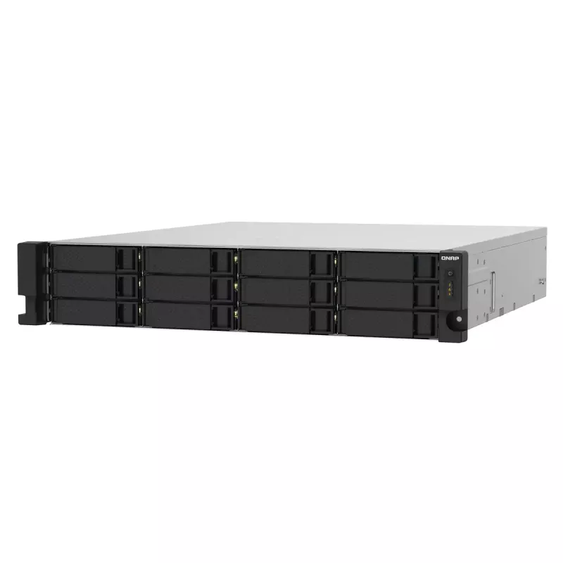 QNAP TS-1232PXU-RP NAS stovas (2U) Annapurna Labs AL324 4 GB DDR4 0 TB QNAP QTS Juoda