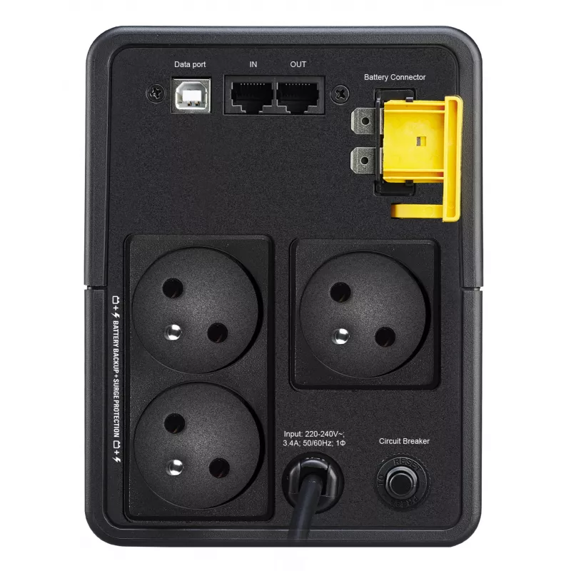 APC BX750MI-FR nepertraukiamo maitinimo šaltinis (UPS) Line-Interactive 0,75 kVA 410 W 3 AC lizdai