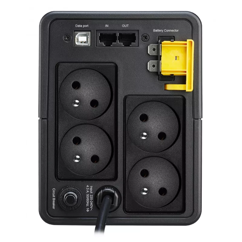 APC Back-UPS 950VA bokštinis UPS, 230V, 4x CEE 7/5 lizdai, AVR