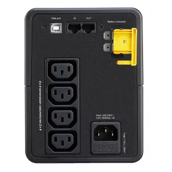 APC Back-UPS BX750MI - 750VA, 4x C13, USB, linijinis interaktyvus, 0,75 kVA, 410 W, sinusas, 140 V, 300 V