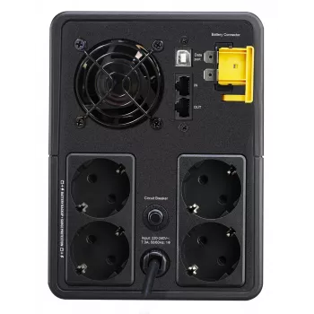 APC Back-UPS 1600VA, bokštas, 230V, 4x CEE 7/7 Schuko lizdai, AVR