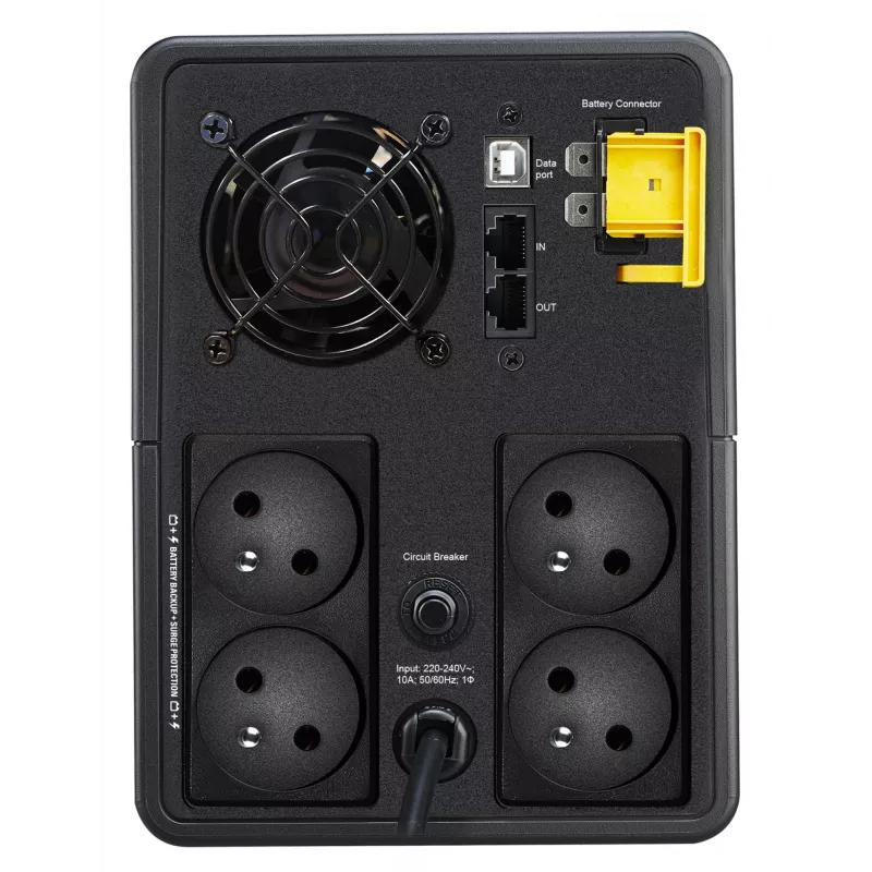 APC Back-UPS 2200VA bokštinis UPS su AVR, 4x CEE 7/5 lizdai, 230V