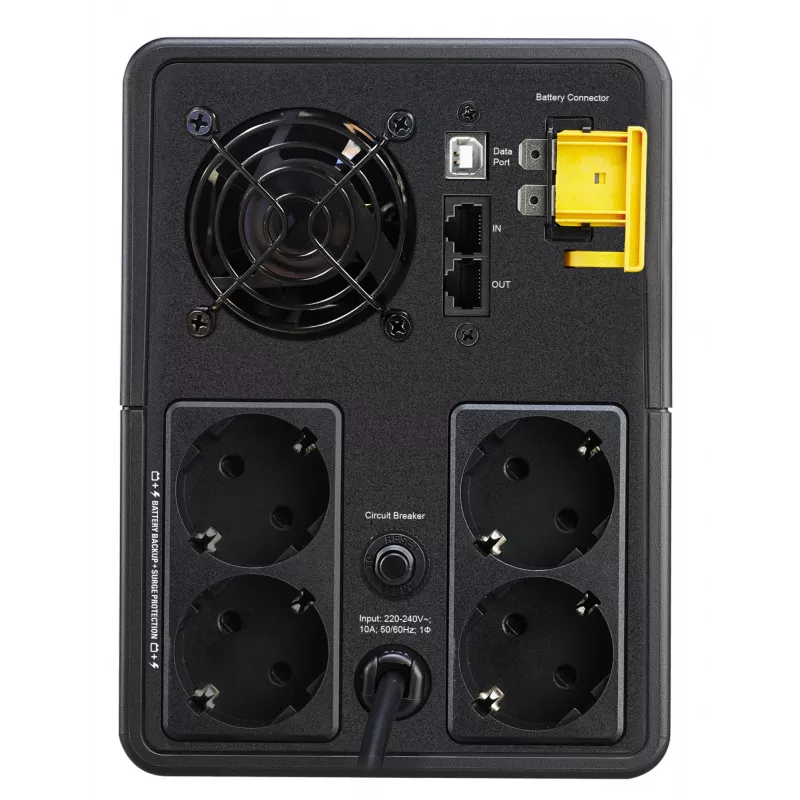 APC Back-UPS 2200VA, bokštas, 230V, 4x CEE 7/7 Schuko lizdai, AVR