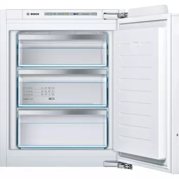 Įmontuojamas vertikalus šaldiklis Bosch Serie 6 GIV11AFE0 — 72 L, jutiklinis valdymas, LED ekranas, reversinės durelės, 36 dB