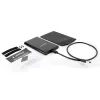 GEMBIRD EE2-U3S-6 USB 3.1 2,5 colio SATA HDD dėklas su Type-C prievadu, šlifuotas aliuminis - juoda