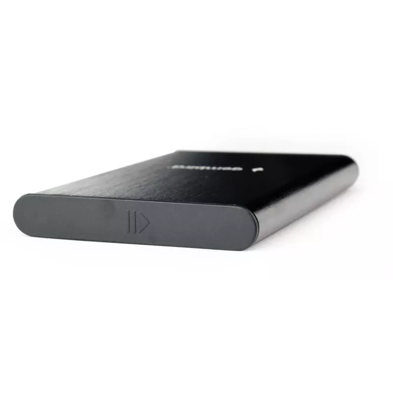 GEMBIRD EE2-U3S-6 USB 3.1 2,5 colio SATA HDD dėklas su Type-C prievadu, šlifuotas aliuminis - juoda