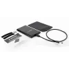 GEMBIRD EE2-U3S-6 USB 3.1 2,5 colio SATA HDD dėklas su Type-C prievadu, šlifuotas aliuminis - juoda