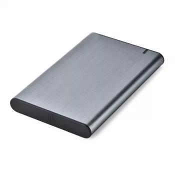 Gembird EE2-U3S-6-GR išorinis 2.5 inch SATA HDD/SSD dėklas su USB 3.1 Type-C, šlifuotas aliuminis, pilka