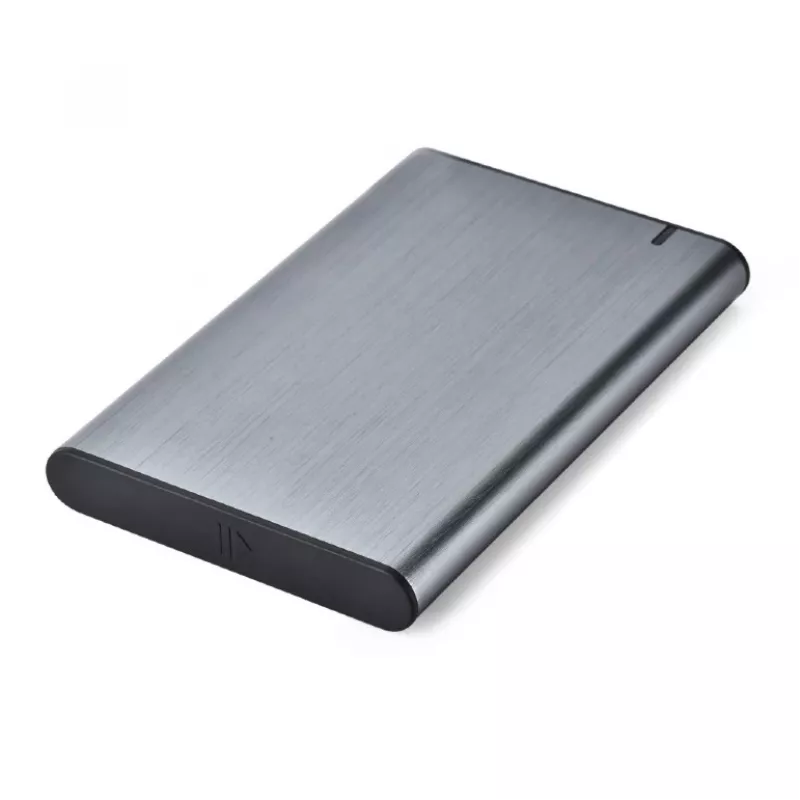 Gembird EE2-U3S-6-GR išorinis 2.5 inch SATA HDD/SSD dėklas su USB 3.1 Type-C, šlifuotas aliuminis, pilka