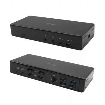Dokavimo stotelė i-tec USB-C Quattro su keturiais ekranais ir 85 W įkrovimu