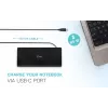 Dokavimo stotelė i-tec USB-C Quattro su keturiais ekranais ir 85 W įkrovimu