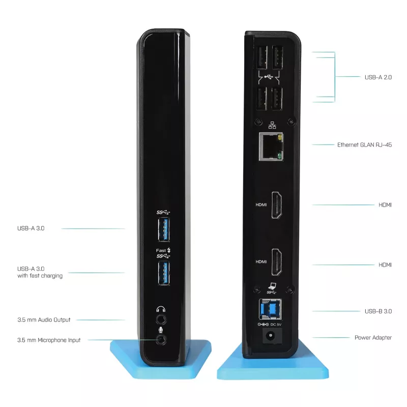 i-tec USB 3.0/USB-C Dual HDMI Dockinė stotelė