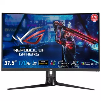 ASUS ROG Strix XG32VC monitorius kompiuteriui 80 cm (31,5 colio) 2560 x 1440 pikselių Quad HD LED juodas