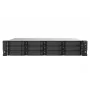 QNAP TS-1273AU-RP-8G NAS / saugojimo serveris stelaže (2U) Ryzen Embedded V1500B 8 GB DDR4 0 TB QNAP QTS Aliuminis, Juoda