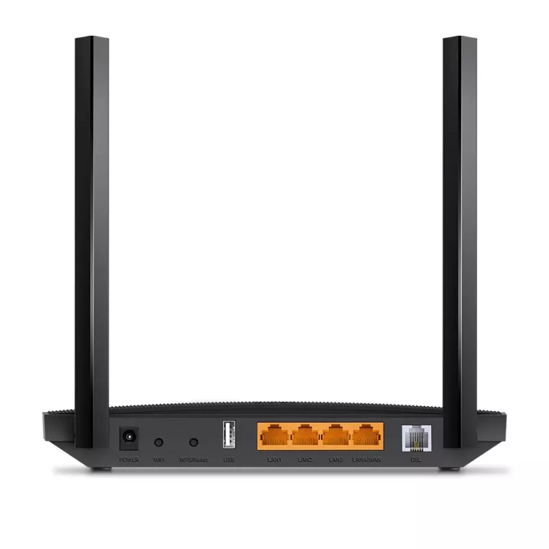 TP-Link Archer AC1200 MU-MIMO VDSL/ADSL belaidis maršrutizatorius-modemas, juodas