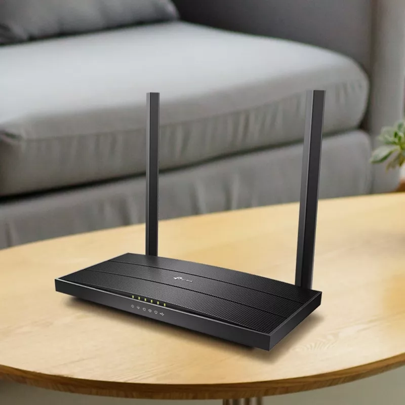 TP-Link Archer AC1200 MU-MIMO VDSL/ADSL belaidis maršrutizatorius-modemas, juodas
