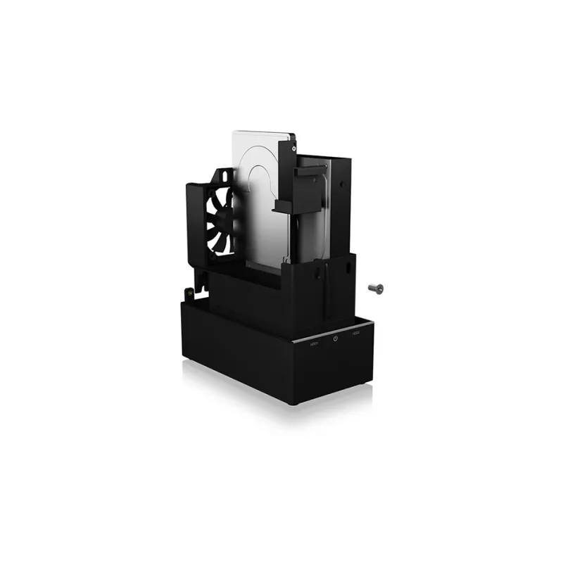 ICY BOX IB-RD3621-C31 diskų masyvas 0 TB stalinis juodas