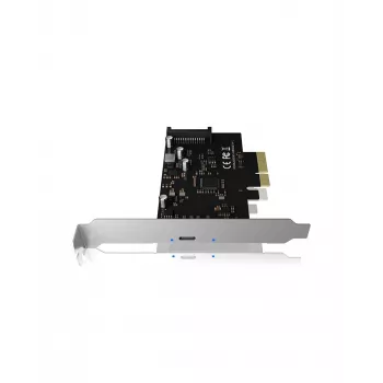ICY BOX IB-PCI1901-C32 PCIe 3.0 x4 valdiklio kortelė, 1x USB-C 3.2 Gen 2x2, juoda