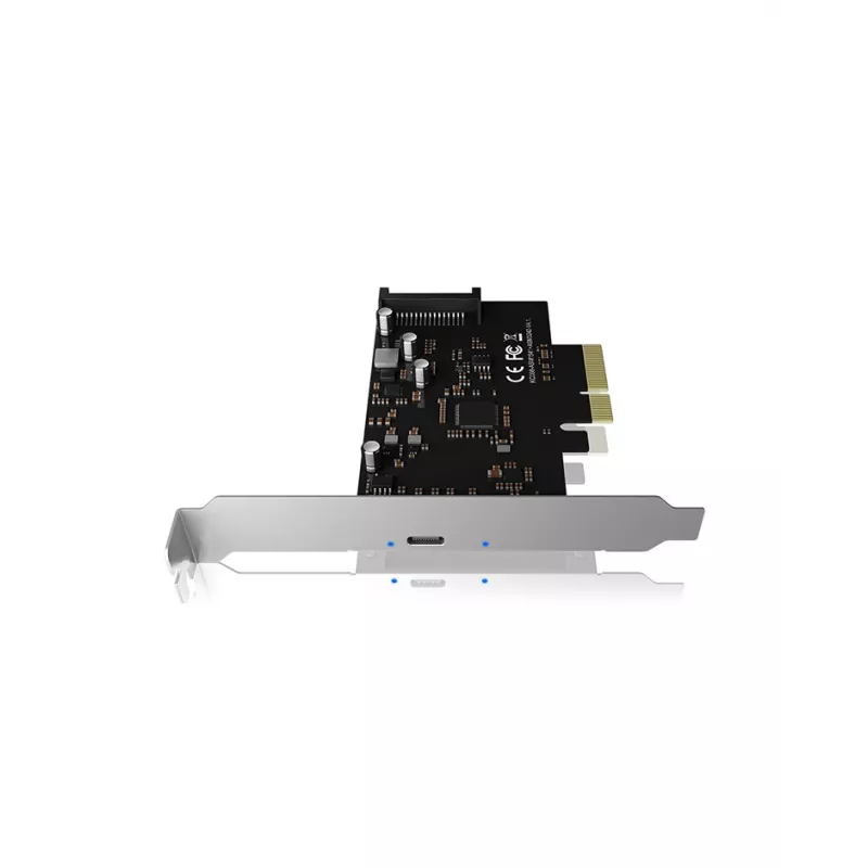 ICY BOX IB-PCI1901-C32 PCIe 3.0 x4 valdiklio kortelė, 1x USB-C 3.2 Gen 2x2, juoda