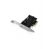 ICY BOX IB-PCI1901-C32 PCIe 3.0 x4 valdiklio kortelė, 1x USB-C 3.2 Gen 2x2, juoda