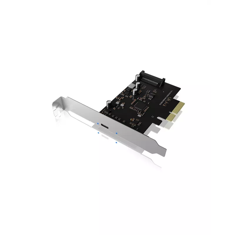 ICY BOX IB-PCI1901-C32 PCIe 3.0 x4 valdiklio kortelė, 1x USB-C 3.2 Gen 2x2, juoda