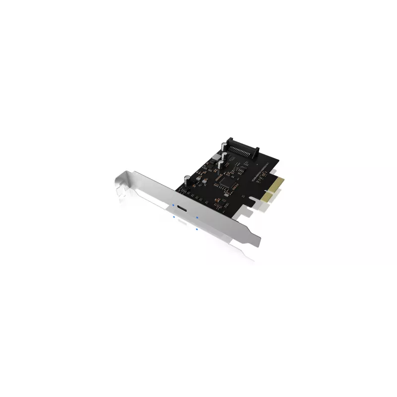 ICY BOX IB-PCI1901-C32 PCIe 3.0 x4 valdiklio kortelė, 1x USB-C 3.2 Gen 2x2, juoda