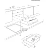 Electrolux LFU216X įmontuojamas nerūdijančio plieno gartraukis, sidabrinis, 272 m³/h