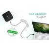 i-tec USB-C dviejų monitorių dokų stotelė su 100 W maitinimu ir universalus 100 W įkroviklis
