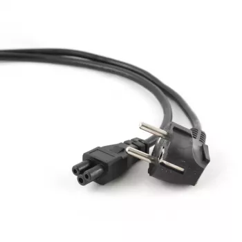 Maitinimo laidas GEMBIRD PC-186-ML12-1M — 1 m, CEE7/7 (kištukas) į C5 movą, juodas