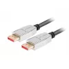 DisplayPort kabelis LANBERG CA-DPDP-20CU-0018-BK 1,8 m DisplayPort 1.4 32,4 Gbit/s HDR Auksuotas