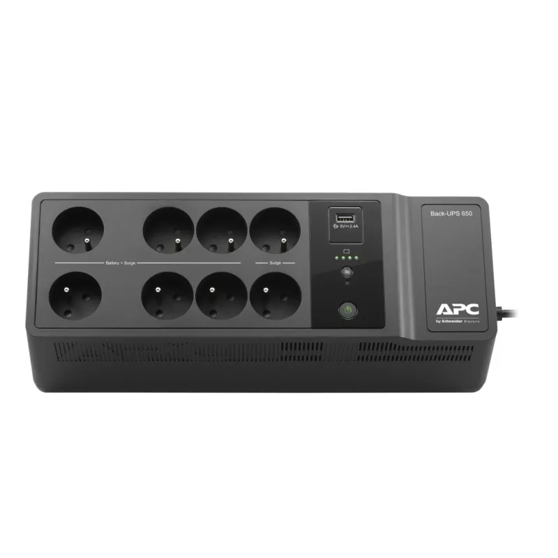 APC BE650G2-FR nepertraukiamo maitinimo šaltinis (UPS) budėjimo režimo 0.65 kVA 400 W
