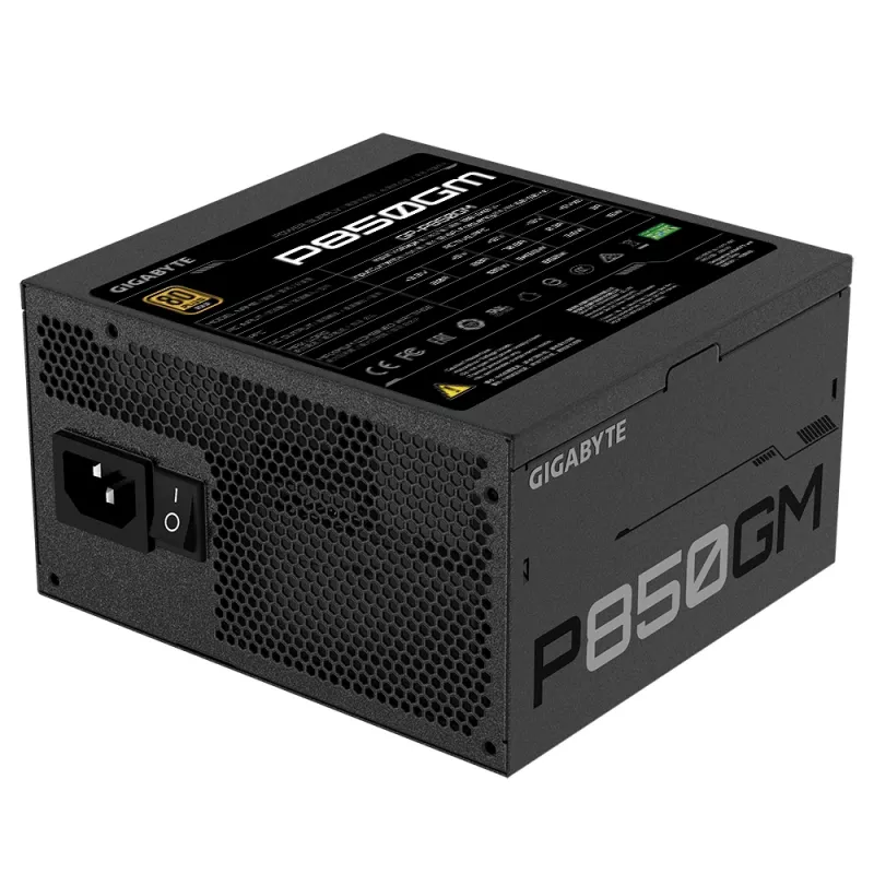 GIGABYTE P850GM maitinimo blokas 850 W 20+4 pin ATX ATX juodas