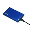 Išorinis dėklas HDD/SSD IBOX HD-05 — 2,5 colio SATA III, USB 3.2 Gen 1 (Micro-USB B), iki 10 TB, mėlynas