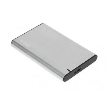 Korpusas HDD/SSD IBOX HD-05 – 2,5 colio SATA III, USB 3.2 Gen 1 (5 Gbit/s), Micro-USB B, iki 10 TB, pilka