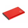 Išorinis HDD/SSD dėklas IBOX HD-05 Raudonas 2.5 colio — USB 3.2 Gen 1 (5 Gbit/s), JMicron JMS578, iki 10 TB