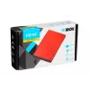 Išorinis HDD/SSD dėklas IBOX HD-05 Raudonas 2.5 colio — USB 3.2 Gen 1 (5 Gbit/s), JMicron JMS578, iki 10 TB