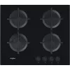 Whirlpool AKT 616/NB Juodas įmontuojamas 60 cm dujinė kaitlentė 4 zonos