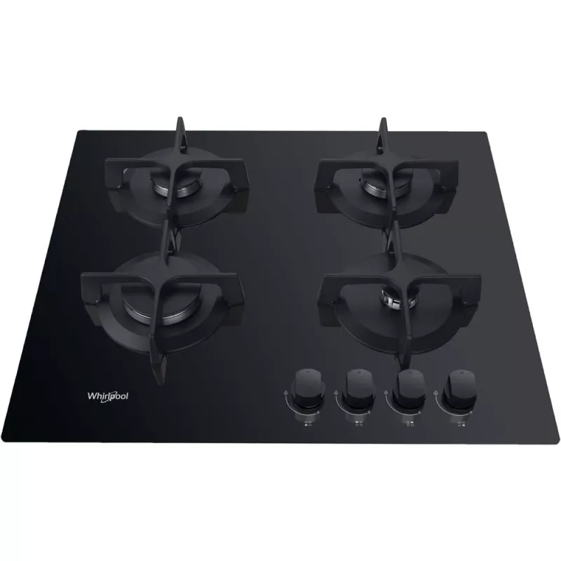 Whirlpool AKT 616/NB Juodas įmontuojamas 60 cm dujinė kaitlentė 4 zonos
