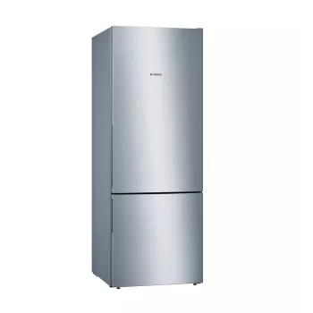 Šaldytuvas-šaldiklis Bosch Serie 4 KGV58VLEAS, laisvai pastatomas, 503 L bendras (377 L šaldytuvas / 126 L šaldiklis), nerūdijantis plienas