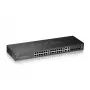 Zyxel GS2220-28-EU0101F valdomas L2 Gigabit Ethernet tinklo jungiklis (24 prievadai, 10/100/1000, juoda)