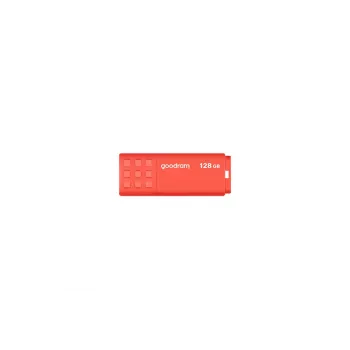 USB atmintukas GOODRAM UME3 128 GB USB Type-A 3.2 Gen 1, oranžinis, be dangtelio, 60/20 MB/s