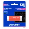 USB atmintukas GOODRAM UME3 128 GB USB Type-A 3.2 Gen 1, oranžinis, be dangtelio, 60/20 MB/s