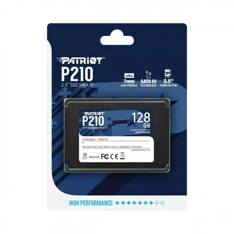 Patriot Memory P210 2,5 colio 128GB Serial ATA III 450/350 MB/s